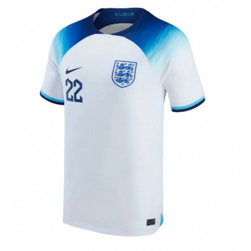 Maillot de foot Angleterre Jude Bellingham #22 Domicile Monde 2022 Manches Courte